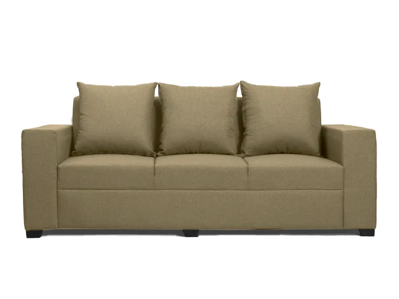 Hugo Upholstered 3 Seater Sofa in Beige Color